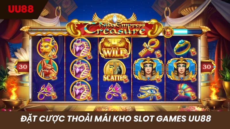 Giải trí thoải mái với kho slot games khủng của UU88
