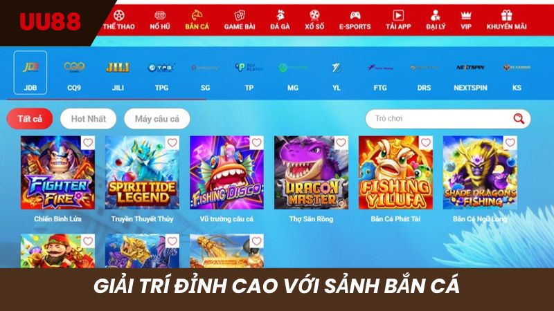 Giải trí đỉnh cao với sân chơi bắn cá đổi thưởng