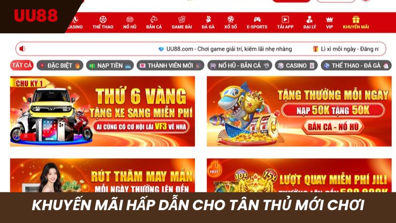 Ưu đãi hấp dẫn dành cho tân thủ mới bắt đầu chơi