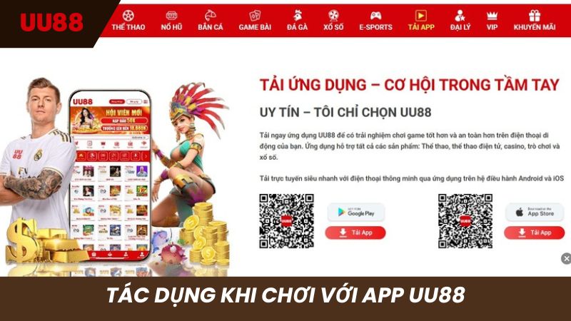 Người chơi có thể cá cược mượt mà với bản app UU 88