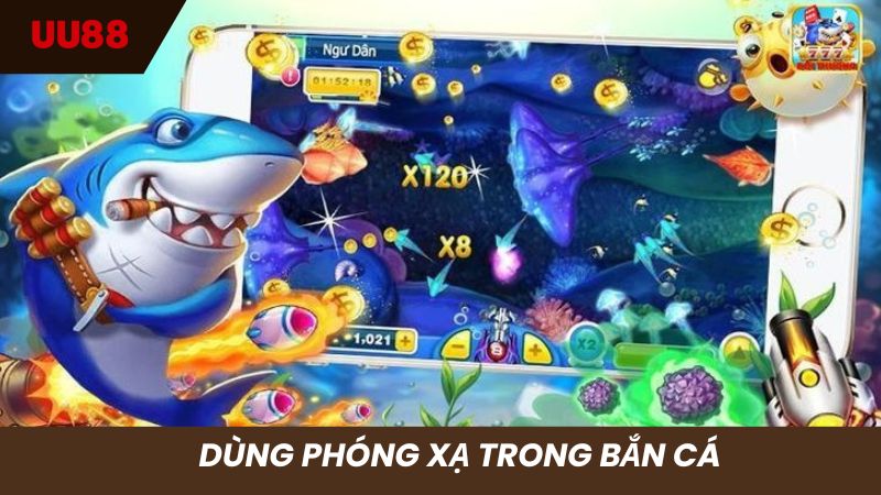 Tiêu diệt cá trong game bằng phóng xạ